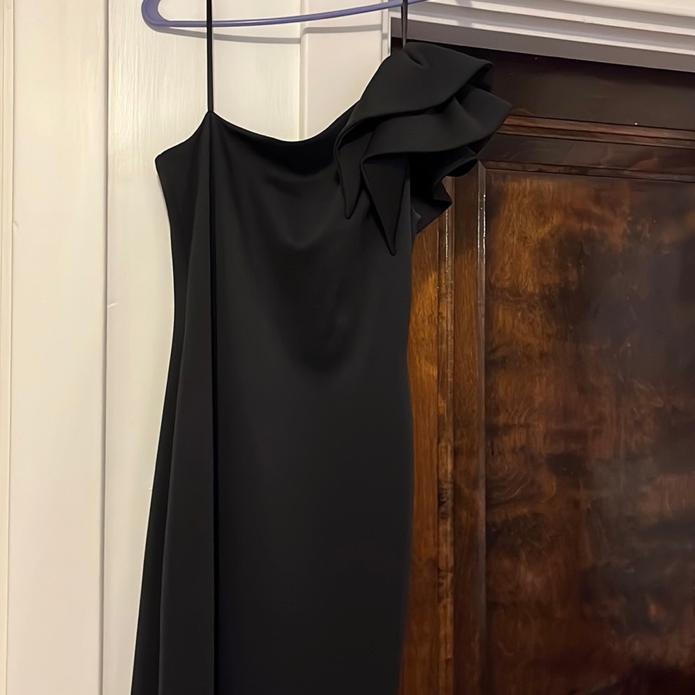 Black tie Betsy and Adam Dress